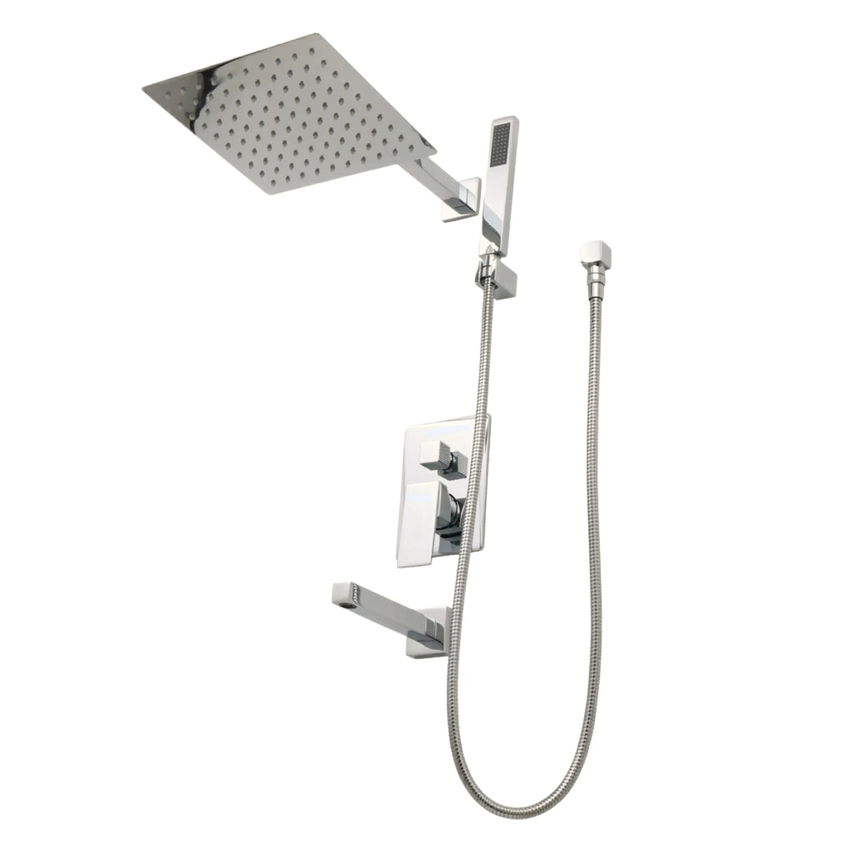Shower System - Square 3 Way