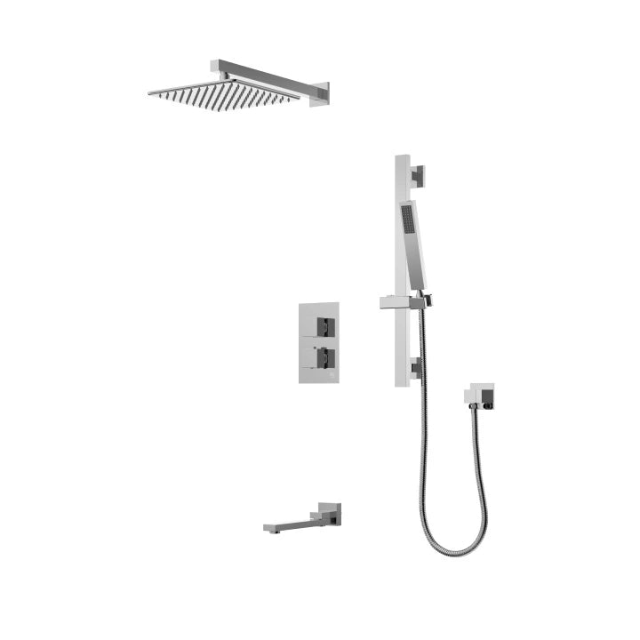 Shower System - Square 3 Way