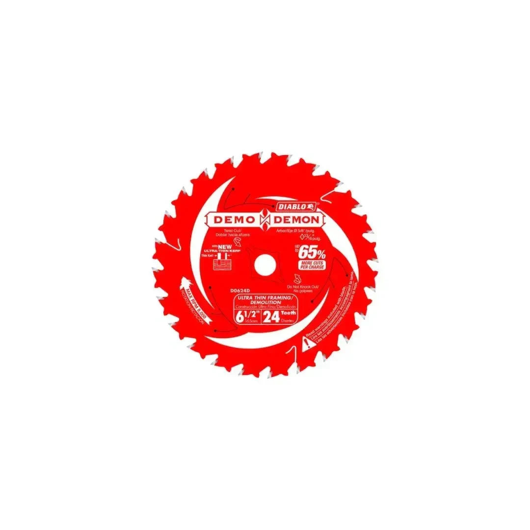 6-1/2 in. 24-Tooth Ultra-Thin Framing/Demolition Saw Blade