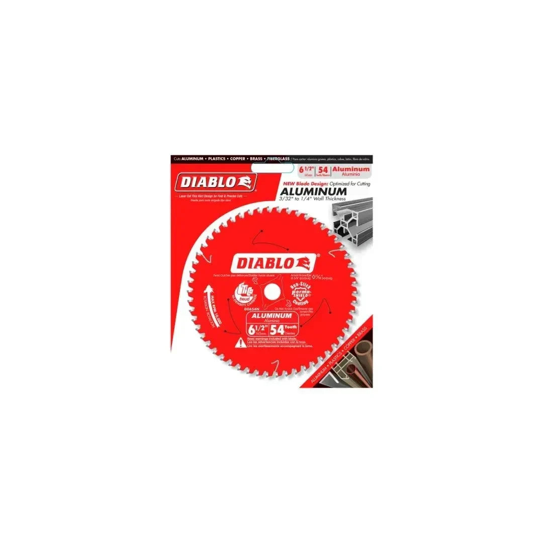6-1/2 in. x 54 Tooth Medium Aluminum Cutting Saw Blade