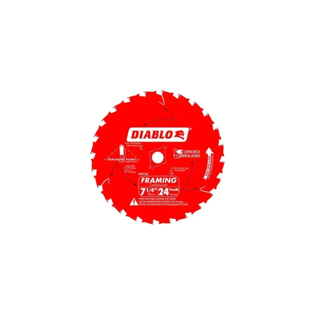 7-1/4 in. x 24 Tooth Framing Saw Blade
