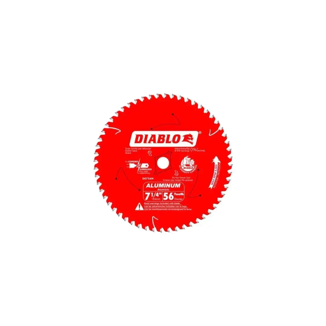 7-1/4 in. x 56 Tooth Thick Aluminum Cutting Saw Blade