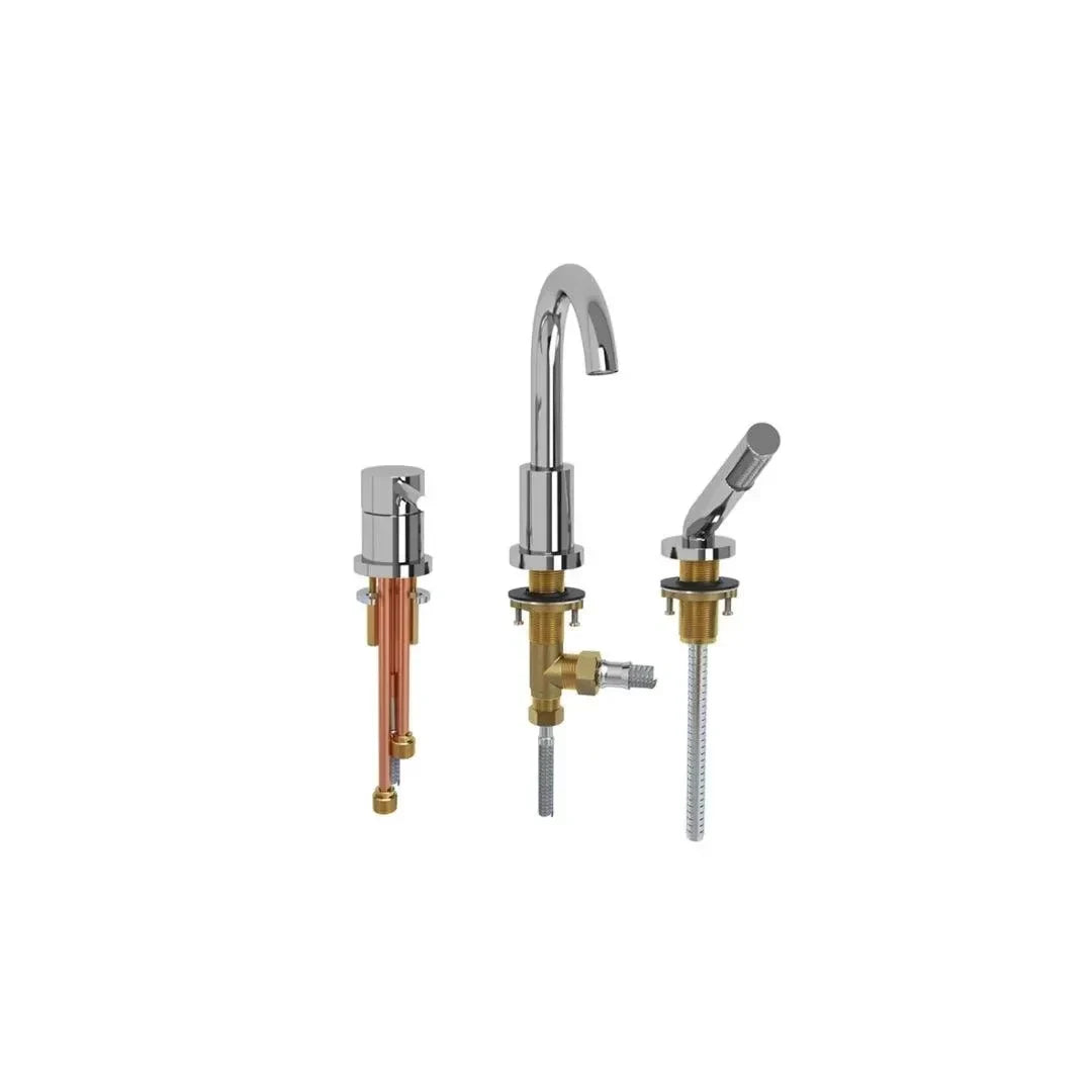 3-piece deck-mount tub filler with Handshower - CO10