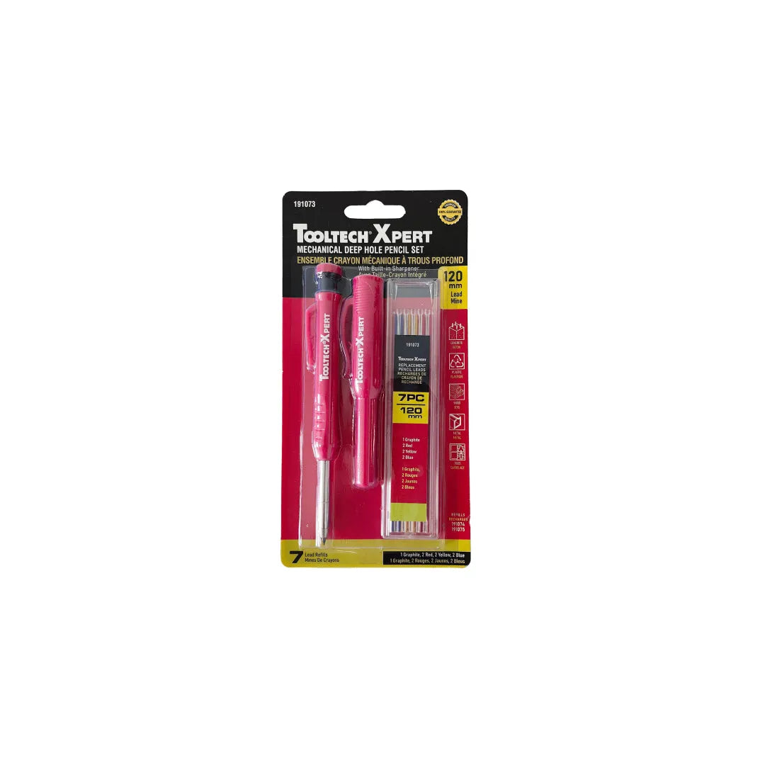 Steel Pencil With Cover 6in (150mm) Incl. 6 Leads