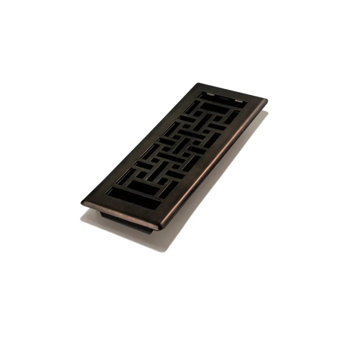 3″x10″ Oriental Steel Plated Floor Register – Oil Rubbed Bronze