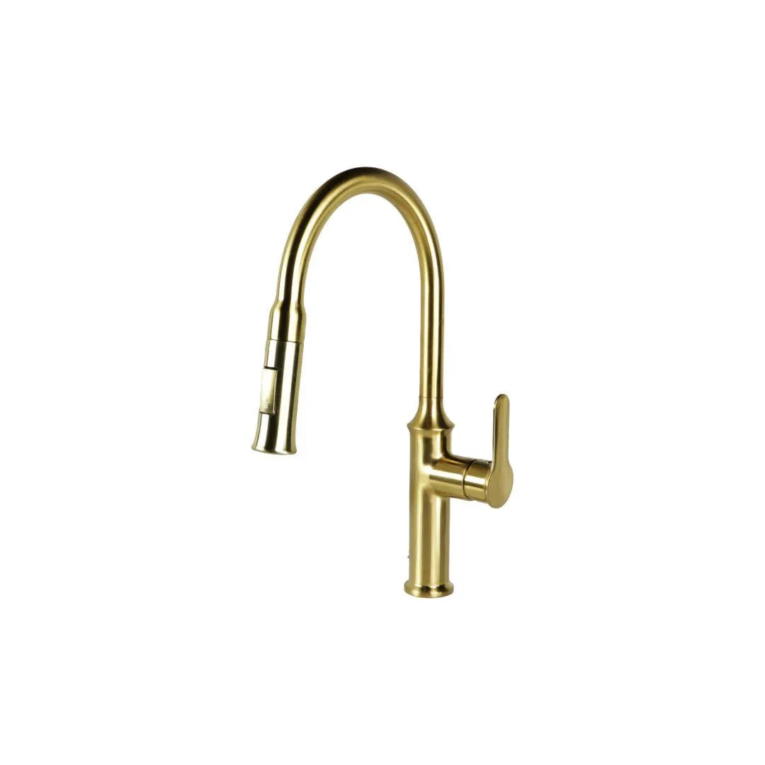 Kitchen Faucet - B23900 solid brass, single handle, pull-out sprayer by KDN Home Option Inc.