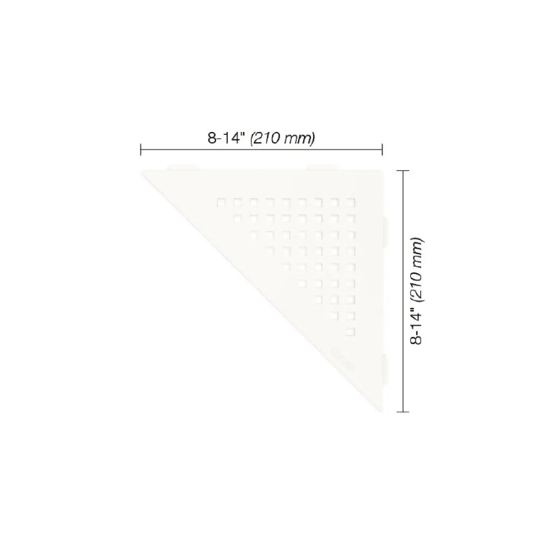 SHELF-E Triangular Corner Shelf Square Design - Besso Floor & Decor