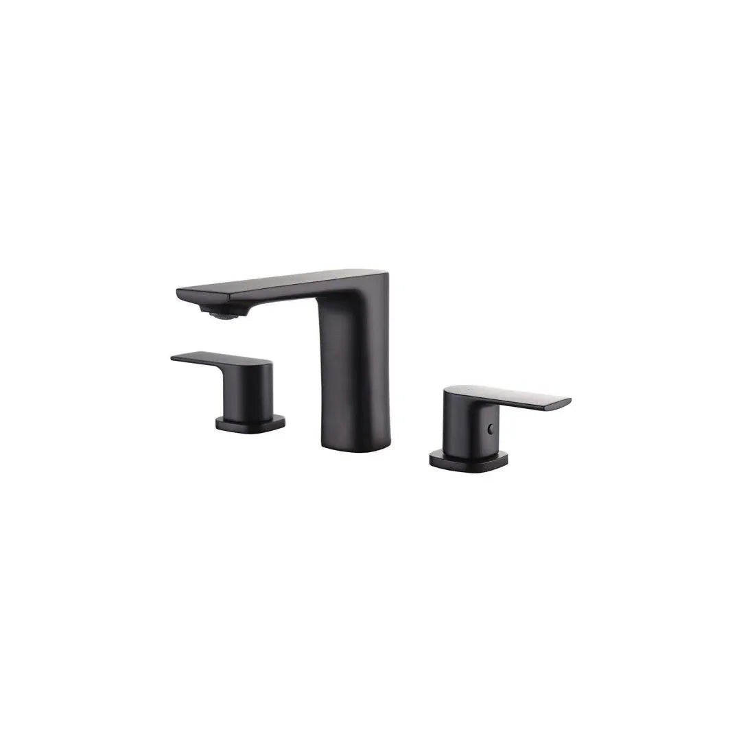Bathroom Sink Faucet - B13127 with 3-holes and matte black finish by KDN Home Option Inc.