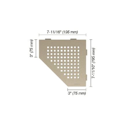 SHELF-E Pentagonal Corner Shelf Square Design - Besso Floor & Decor