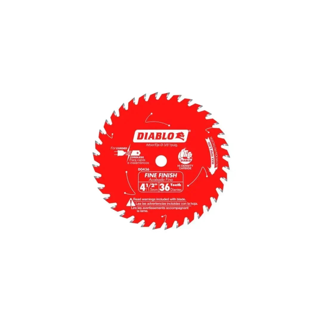 4-1/2 in. 36 Tooth Fine Finish Saw Blade