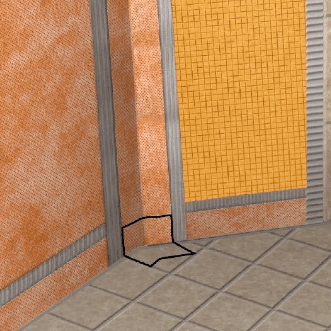 KERDI-KERECK-F 135 Degree In Corner Preformed Waterproofing Corners - Besso Floor & Decor