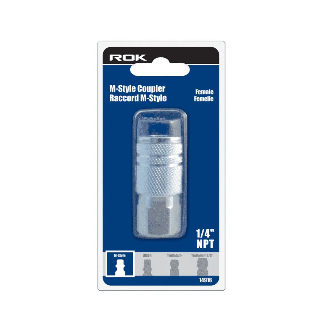 1/4" Female Coupler Industrial M-style
