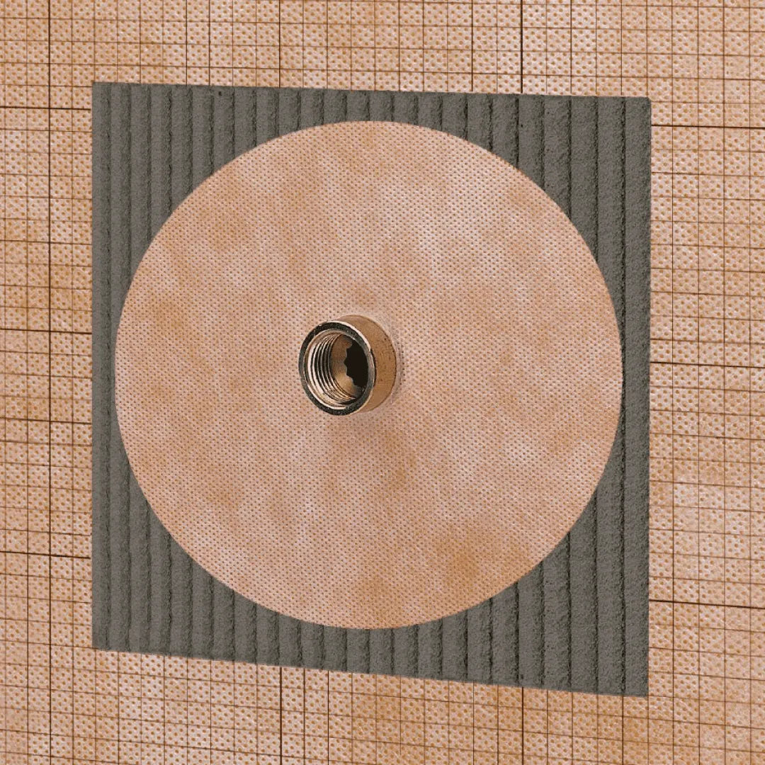 KERDI-KM 7/8" Pre-cut Seal For Pipe Protrusions Pipe Collar
