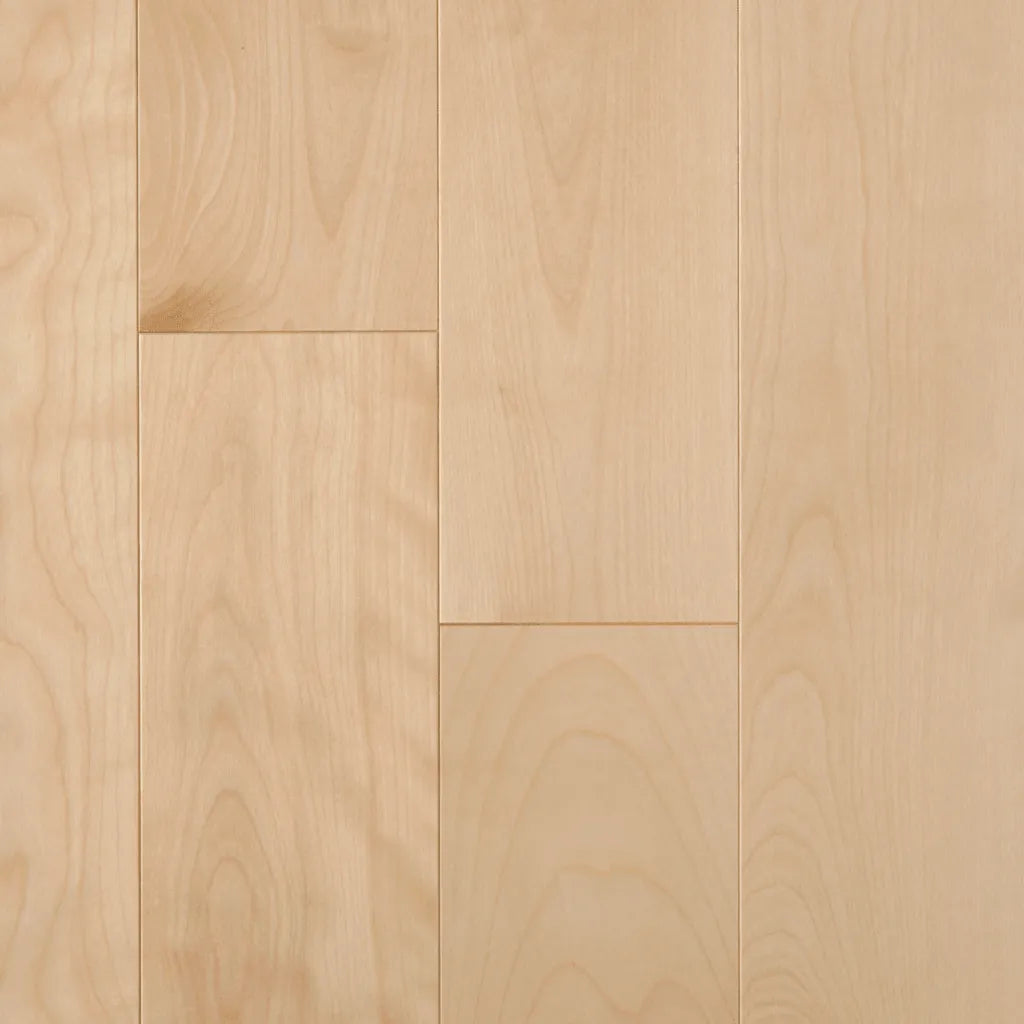 Solid Hardwood Flooring - 70312 Smooth Birch Natural 4-1/4” X 3/4" 18sqft/box