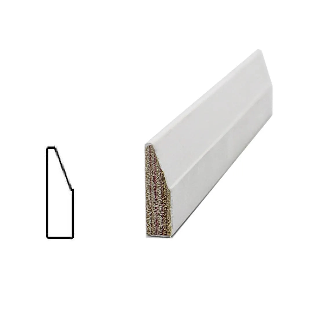 1-1/4" X 3/8" X 8ft Bevel Wood Doorstop / Shoe Moulding - J8 - TESCO Building Supplies