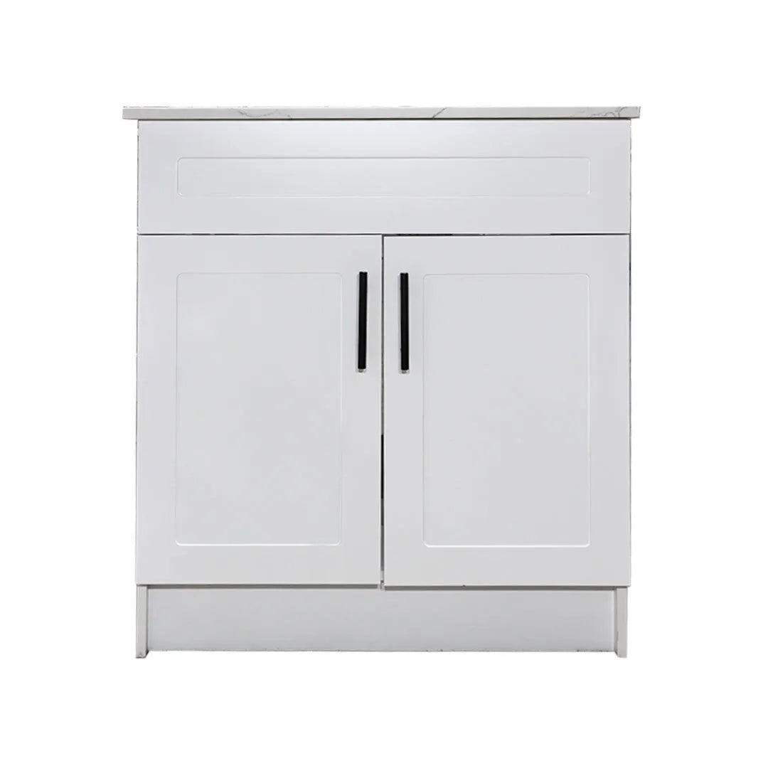 30" White MDF Vanity Base Without Drawer - TESCO Building Supplies