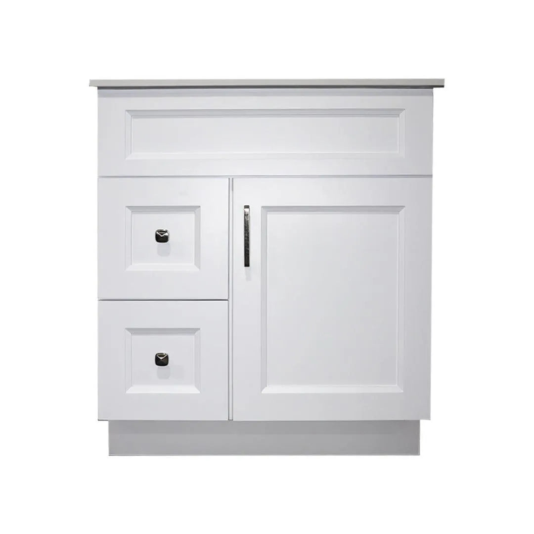 36" Hardwood Vanity Base With 2 Drawer - TESCO Building Supplies