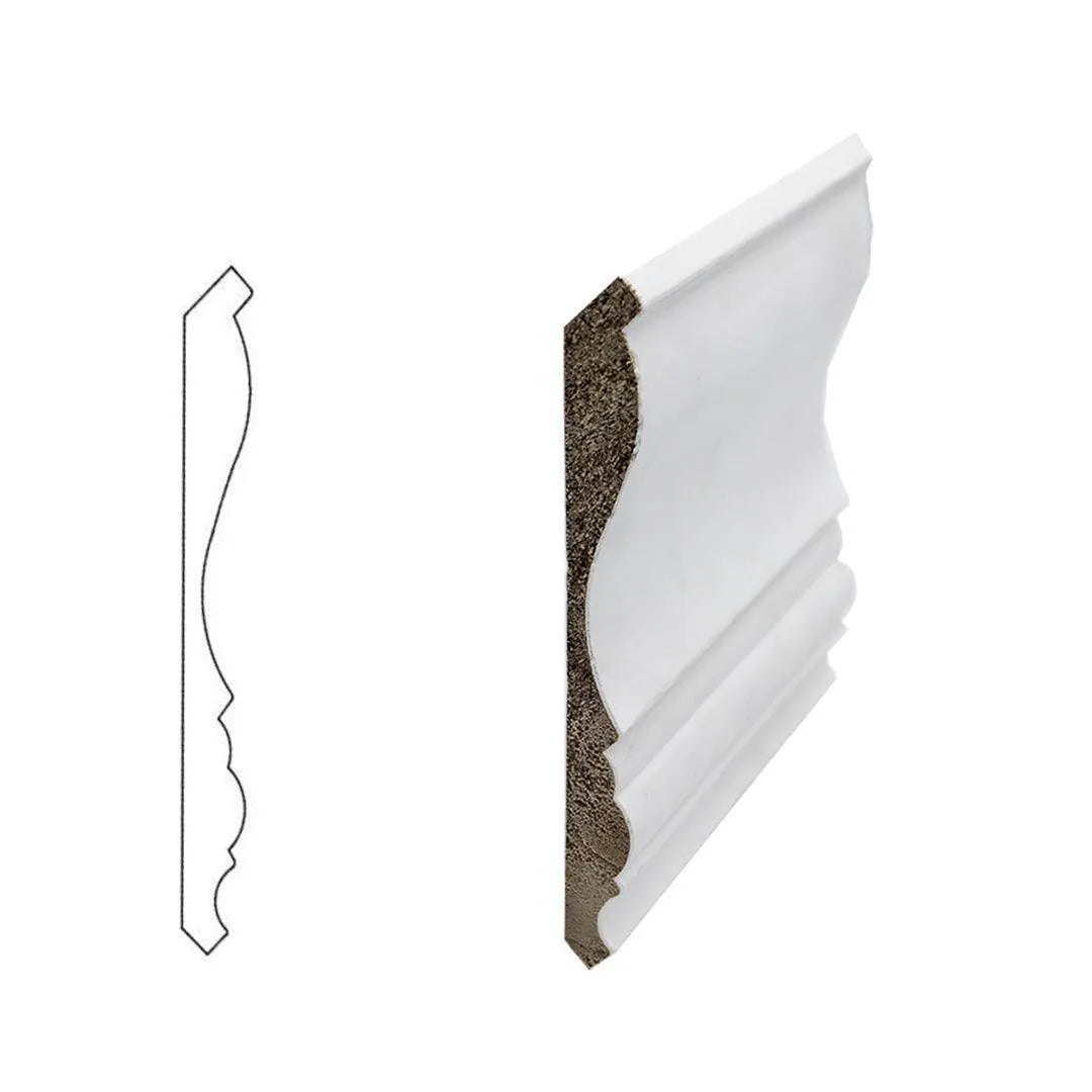 7-1/4" X 12ft Wood Moulding - EF12 - TESCO Building Supplies