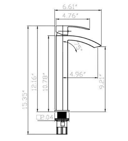 Bathroom Sink Faucet - B11T103 - Besso Floor & Decor