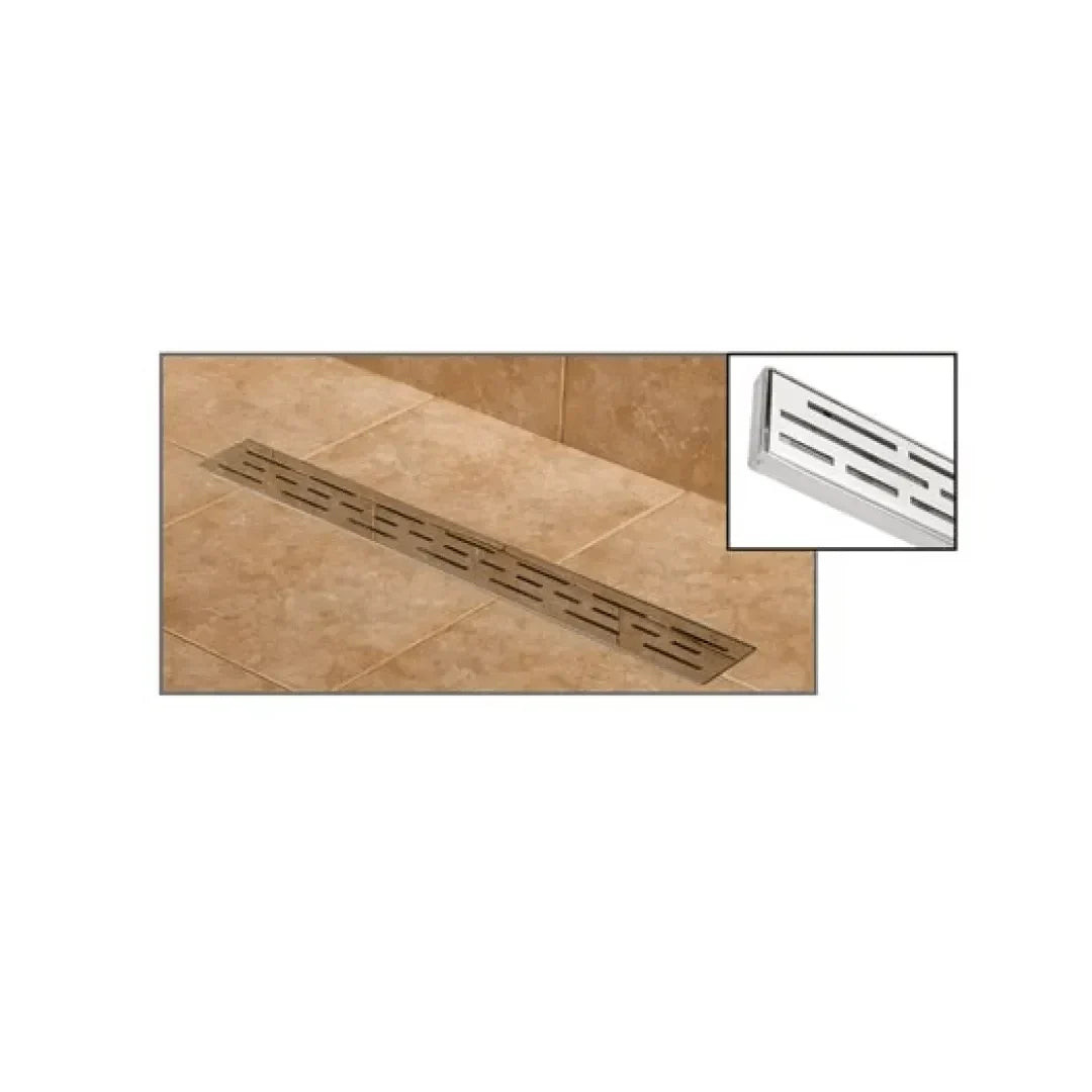Linear Shower Drain Grill Grid 2in 24" x 3" x 3-1/8a" - 188059 - TESCO Building Supplies
