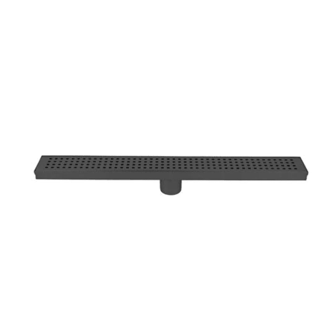 Linear Shower Drain Slot Grid 2in 24" x 2-3/4" x 2-3/4" Matte Black - 188091 - TESCO Building Supplies