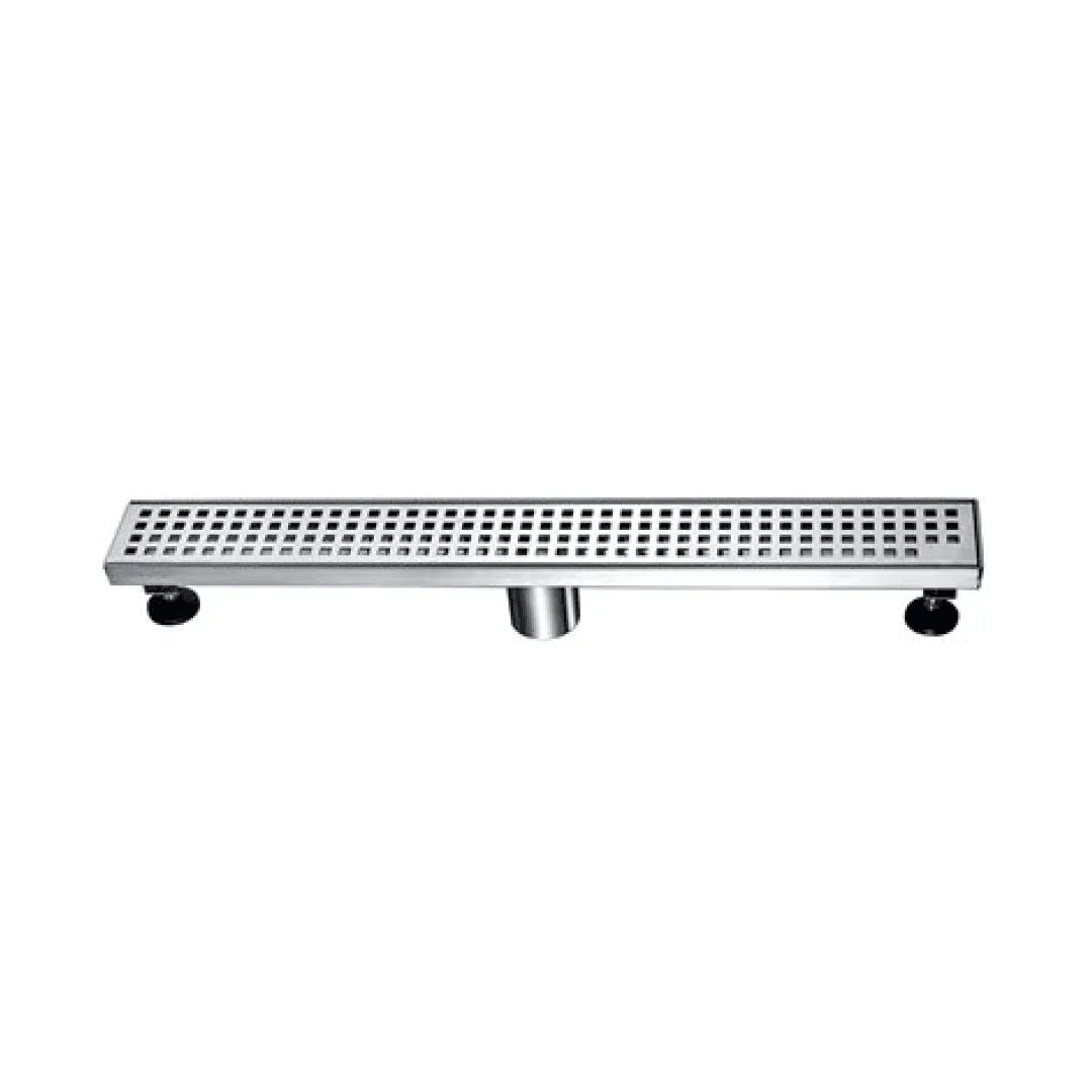 Linear Shower Drain Sq. Grid 2in 36" x 3" x 3-1/8" - 188064 - TESCO Building Supplies