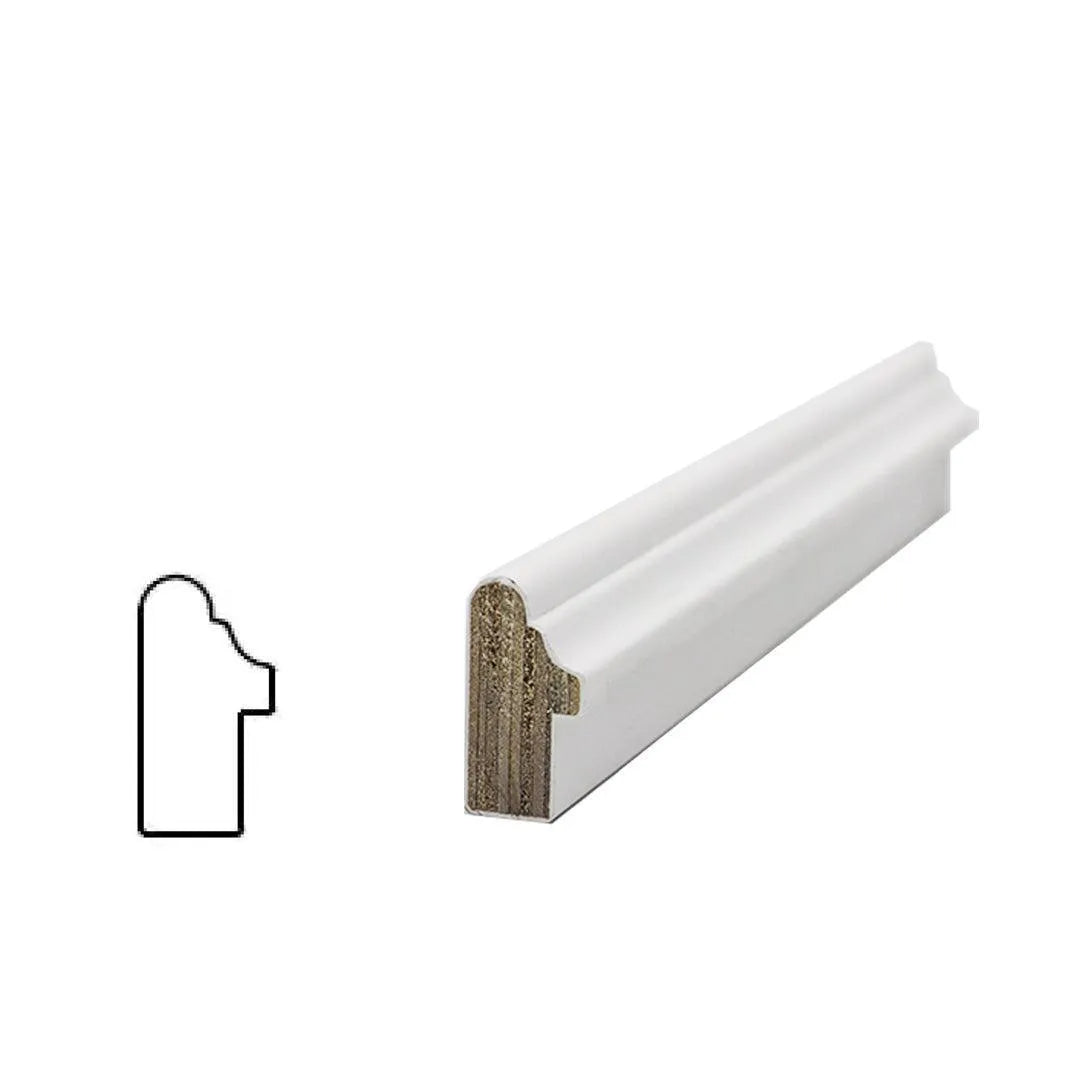 An example of back band trim and it's shape