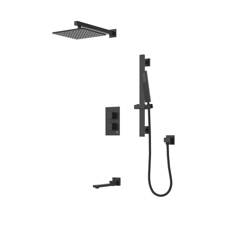 Shower System - Square 3 Way