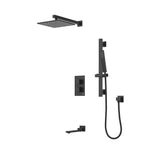 Shower System - Square 3 Way