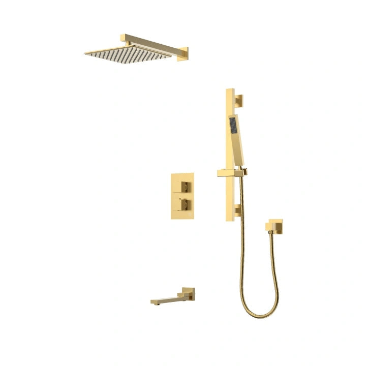 Shower System - Square 3 Way