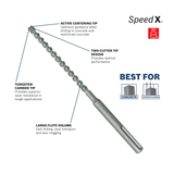 1/2 In. x 13 In. SDS-max® Speed-X™ Rotary Hammer Bit - HC5010