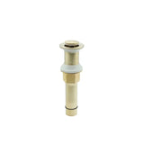 Pop Up Drain Stoper Without Overflow