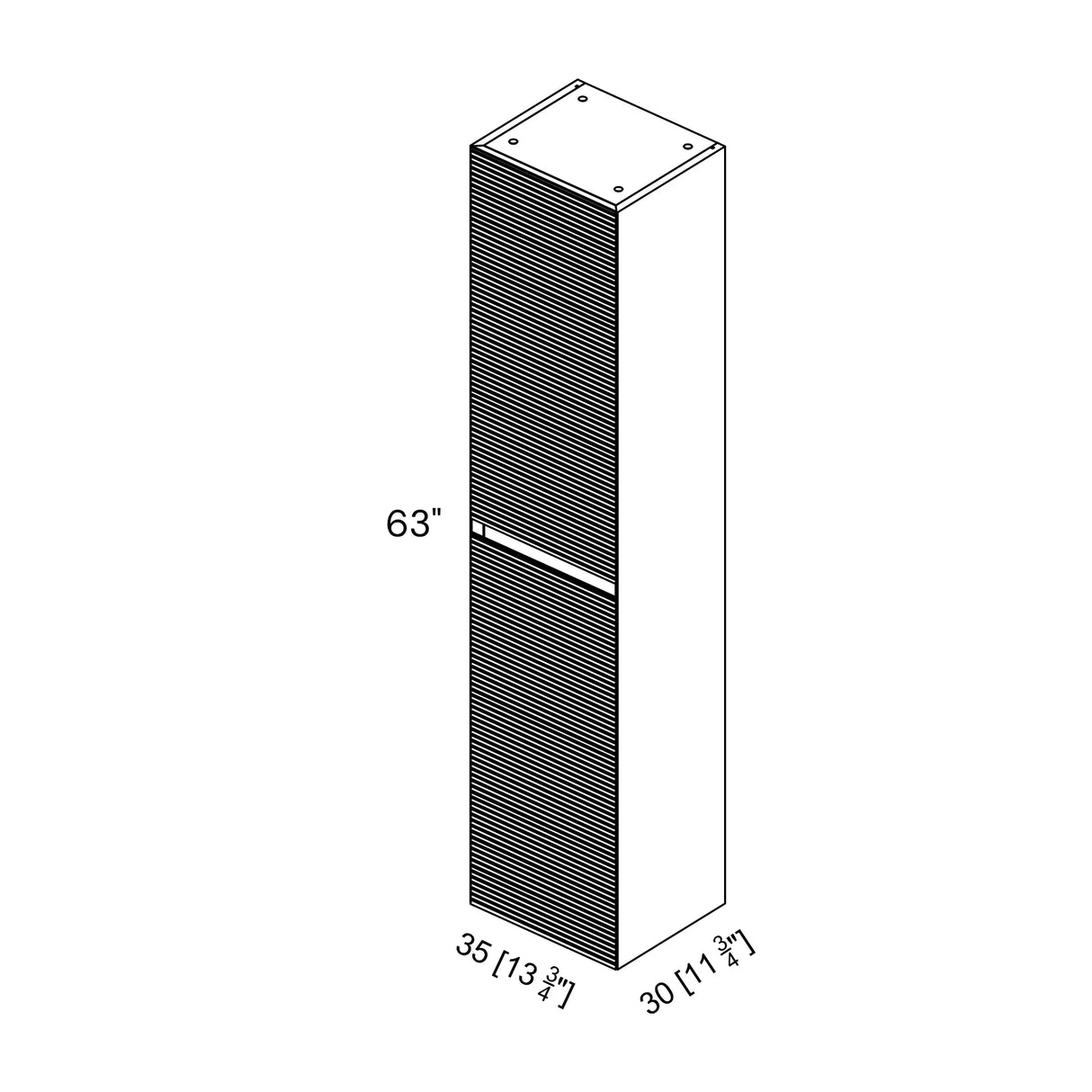 MDG2505 Vanity Side Cabinet