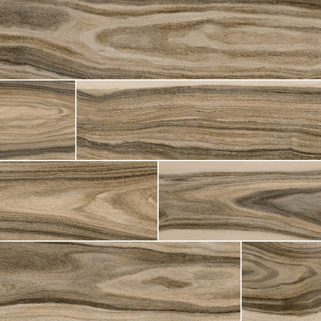 Deep Bark Wood Look Tile