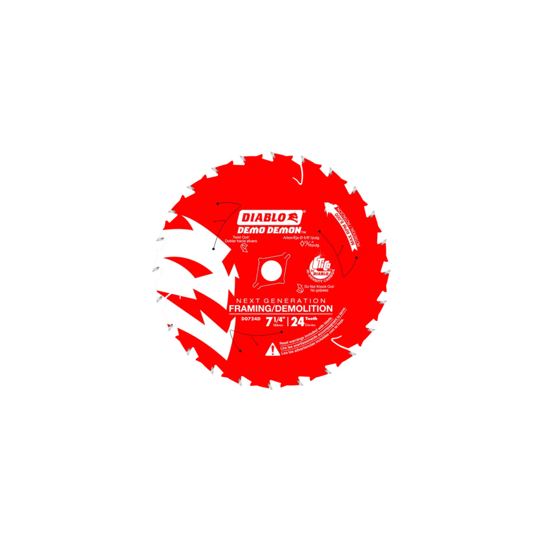 7-1/4 in. 24-Teeth Demo Demon™ Circular Saw Blade