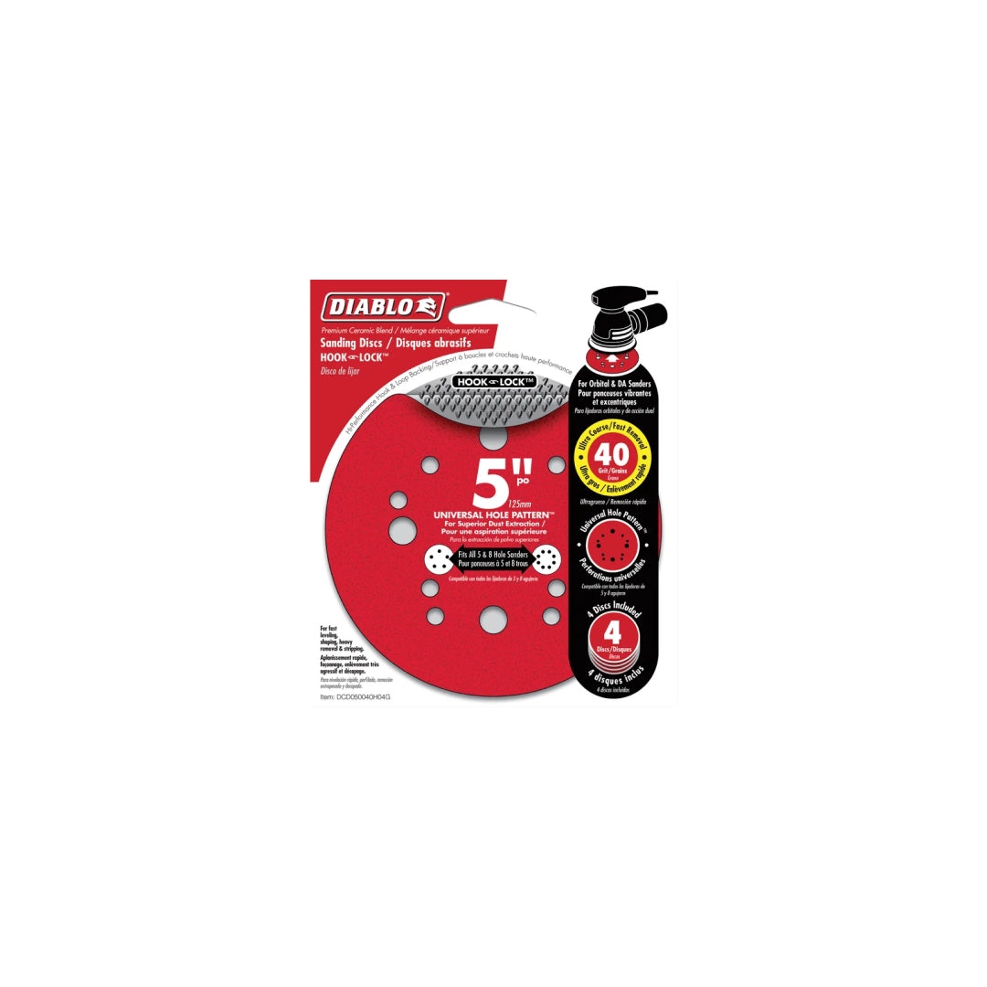 5" Hook & Lock™ ROS Sanding Discs