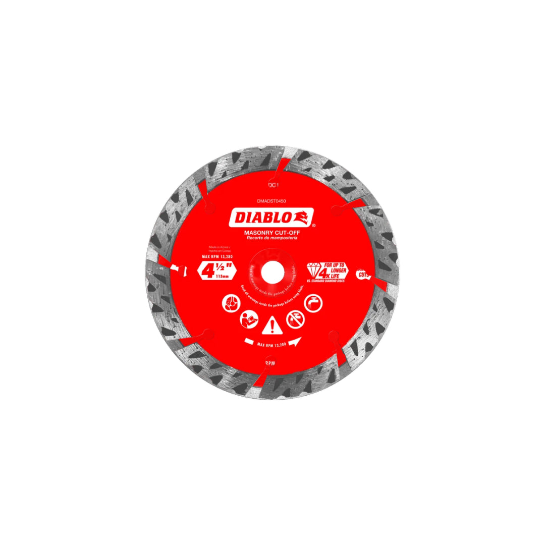 Diamond Segmented Turbo Masonry Cut-Off Blade