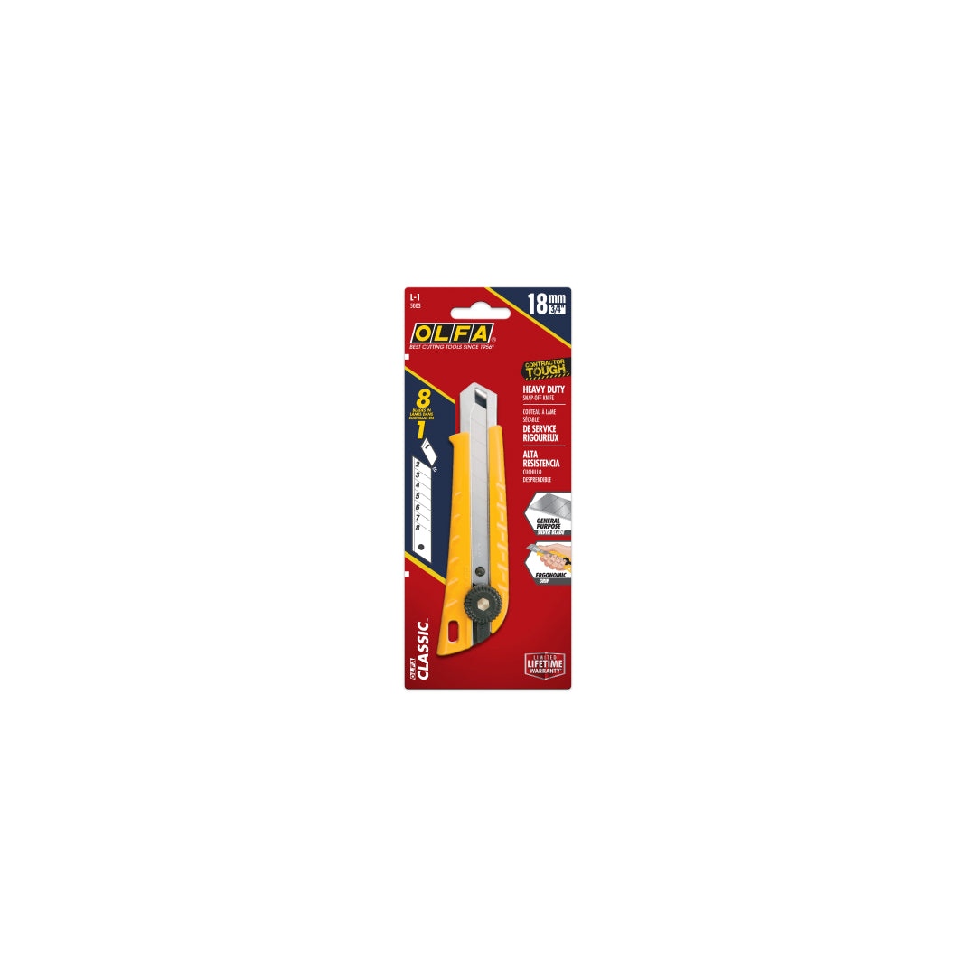 18mm L-1 Ratchet Lock Utility Knife