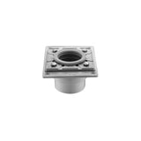 Square PVC Shower Drain Base 4-3/8" x 5-9/16" x 3" - 188054