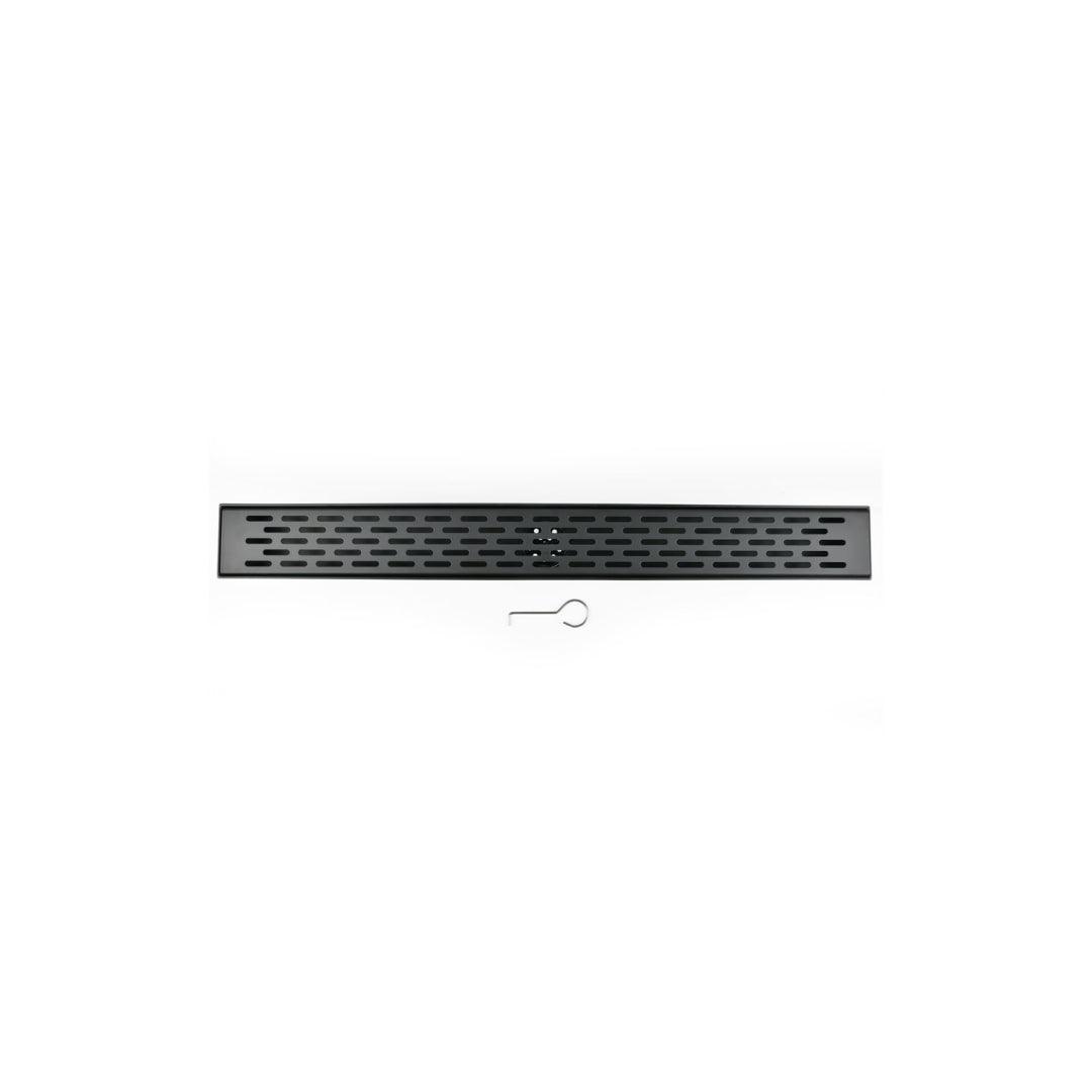 Linear Drain Slot Grille Grid Brick Style 48" Matte Black - 188108