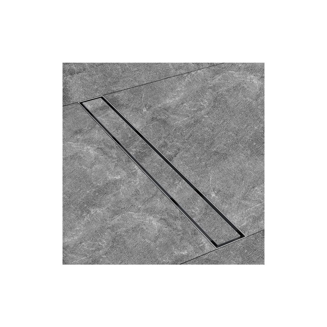 Eco Linear Shower Drain Tile-in 24" x 3" x 3-1/8" Brushed SS - 188111