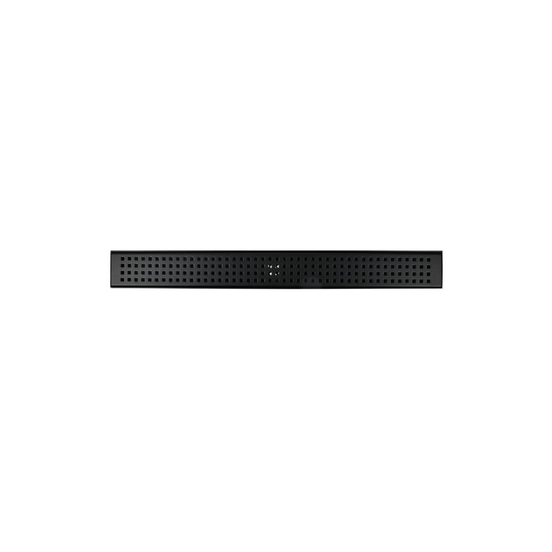 Linear Drain Slot Square Grid Small Squares 36" Matte Black - 188099