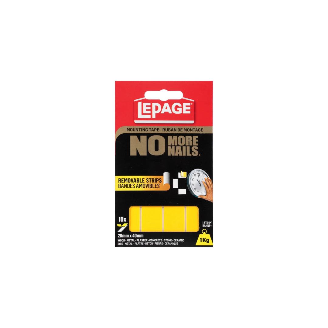 No More Nails® Removable Tape Strips