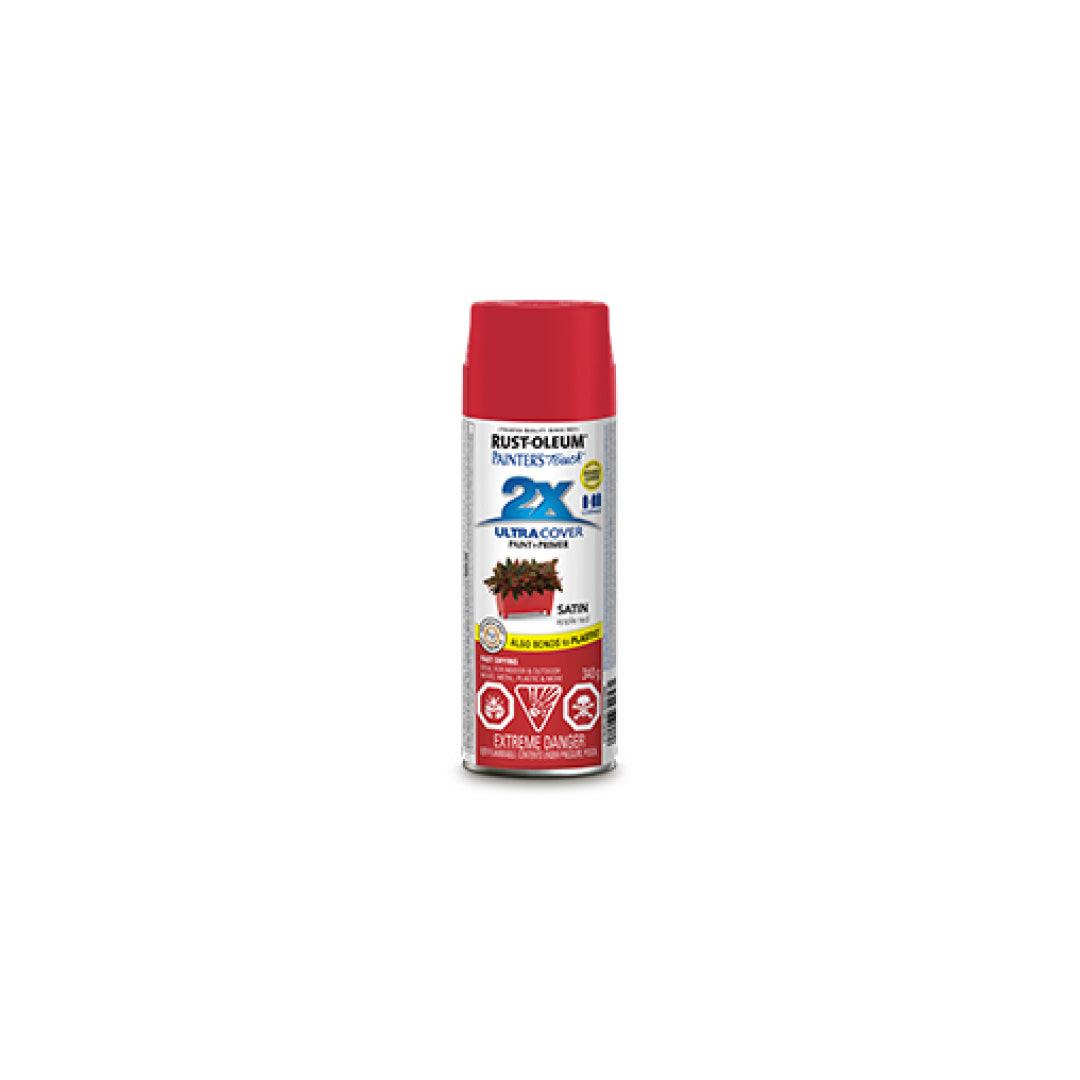 Painter's Touch® 2x Ultra Cover® Spray Paint - Apple Red Satin