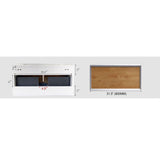 32" Modern Wallmount Vanities Combination kit