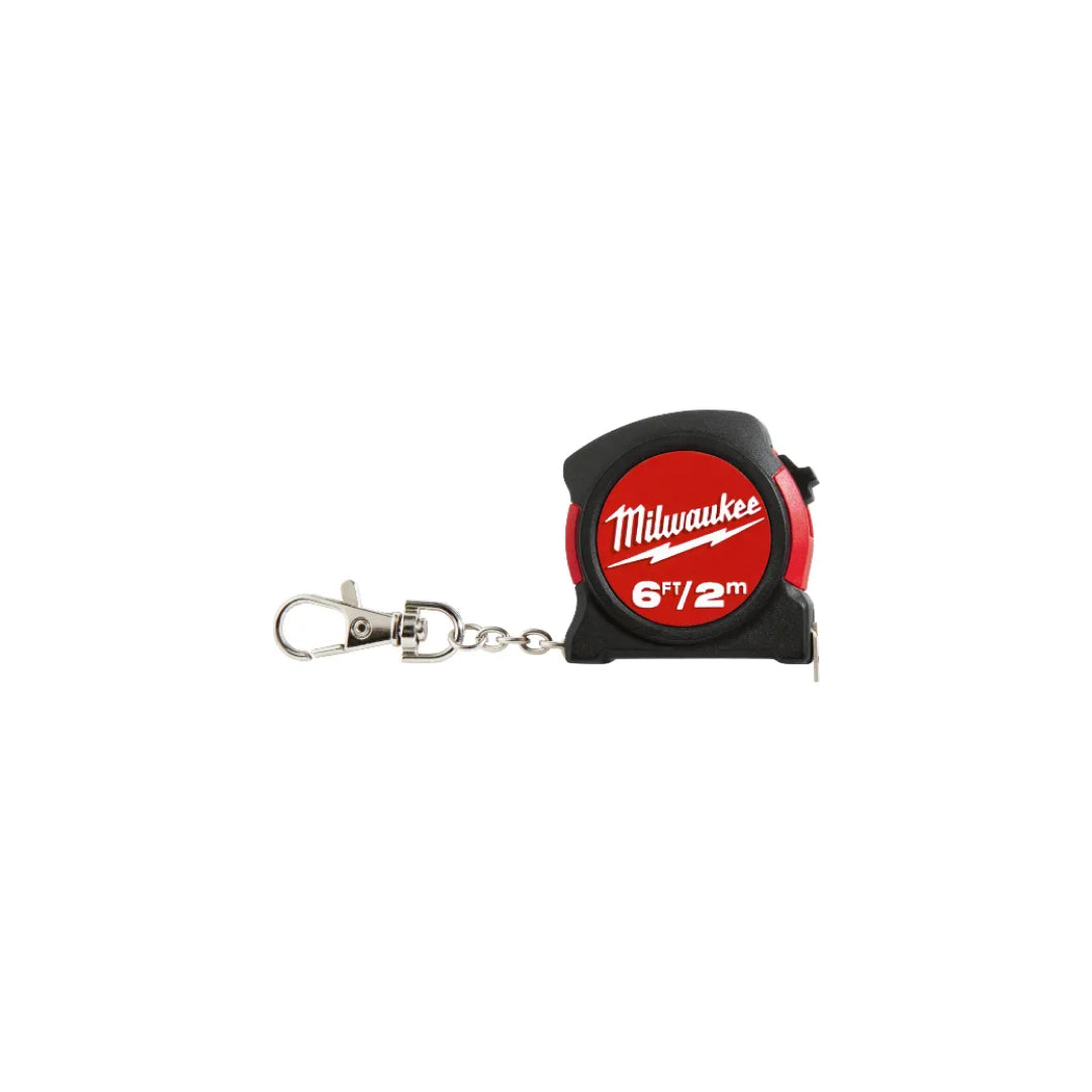 Milwaukee 6ft / 2m Keychain Tape Measure