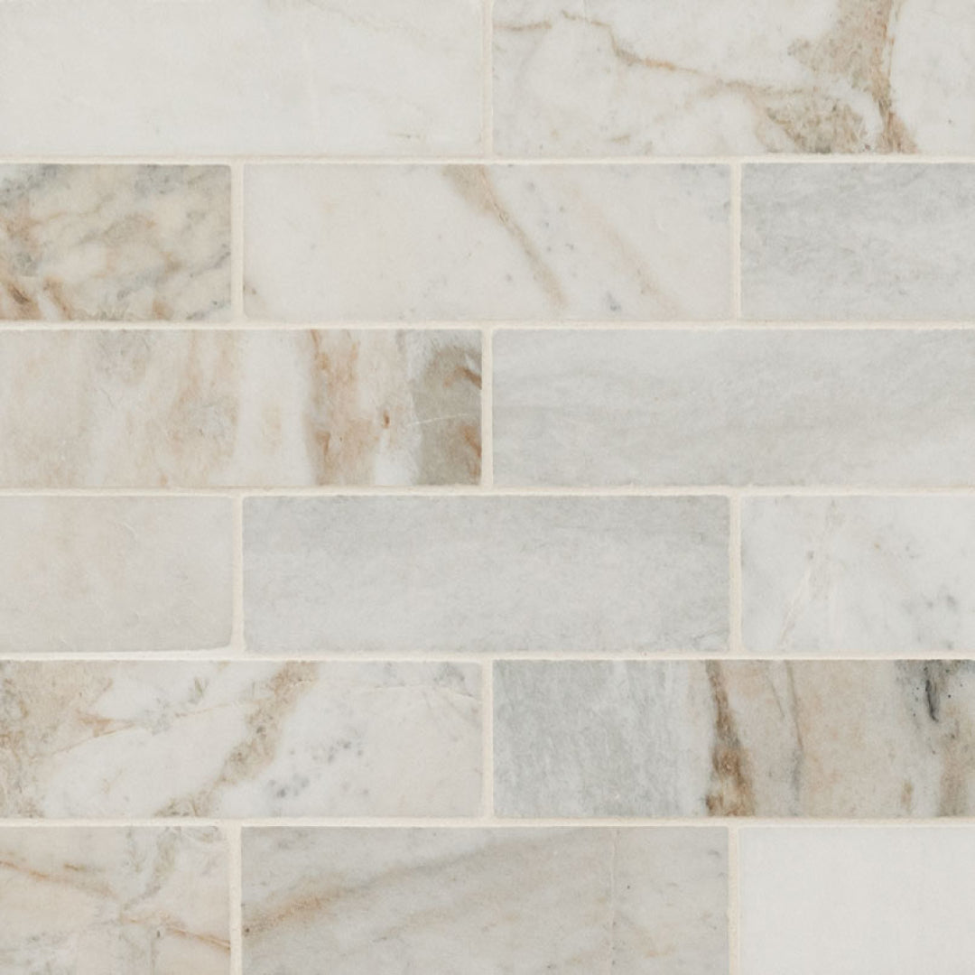 Arabescato Venato White 2x6 Tile