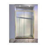 Stainless Steel Sliding Glass Shower Door - KMG