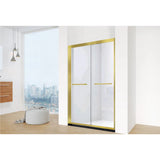 Stainless Steel Sliding Glass Shower Door - EMG