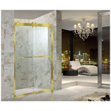 Stainless Steel Sliding Glass Shower Door - AMG